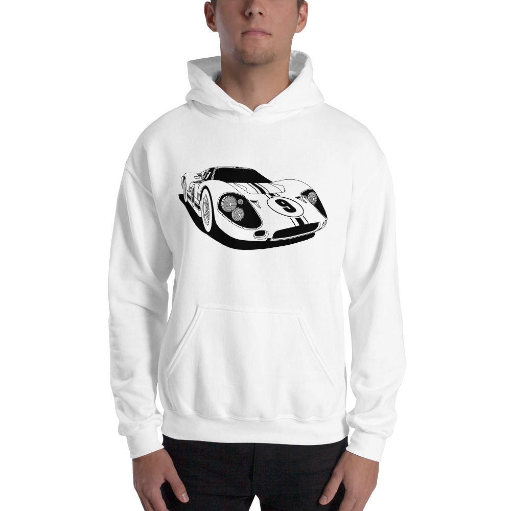 Ford GT40 MK4 Pullover Hoodie Sweatshirt Unisex Multiple Colors Available