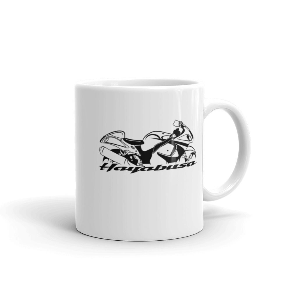 Hayabusa Coffee Mug Ceramic Bike Enthusiast Gift Sportbike Suzuki Graphic Cup
