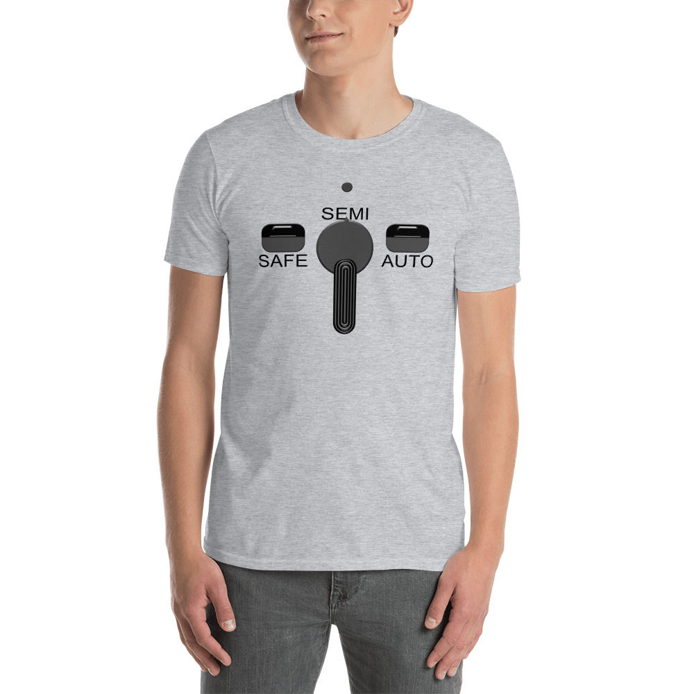 M4 Fire Selector Switch AR-15 Short-Sleeve Unisex T-Shirt More Colors Available