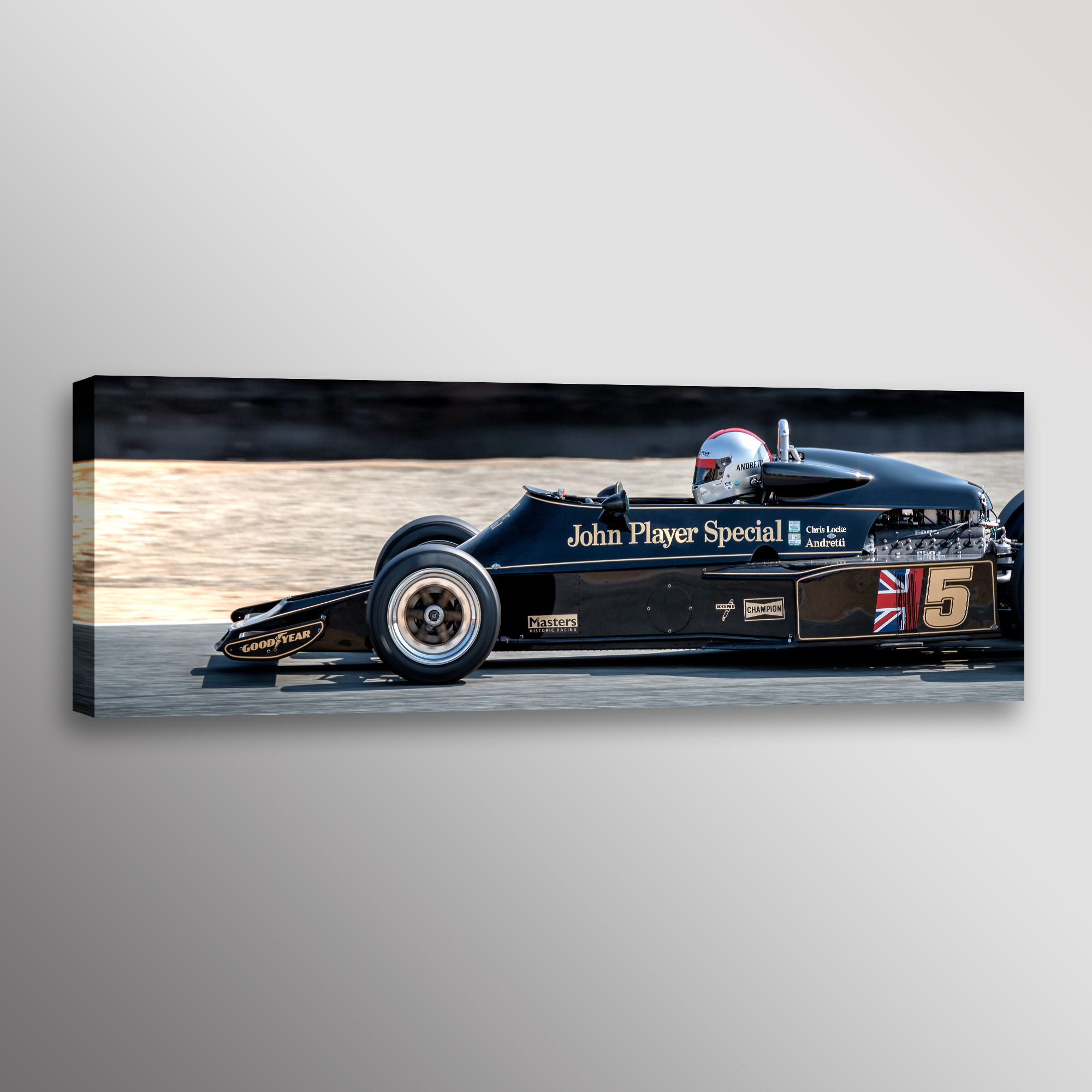 1976 Lotus 77 Formula 1 #5 F1 Racecar Canvas Print Wall Art