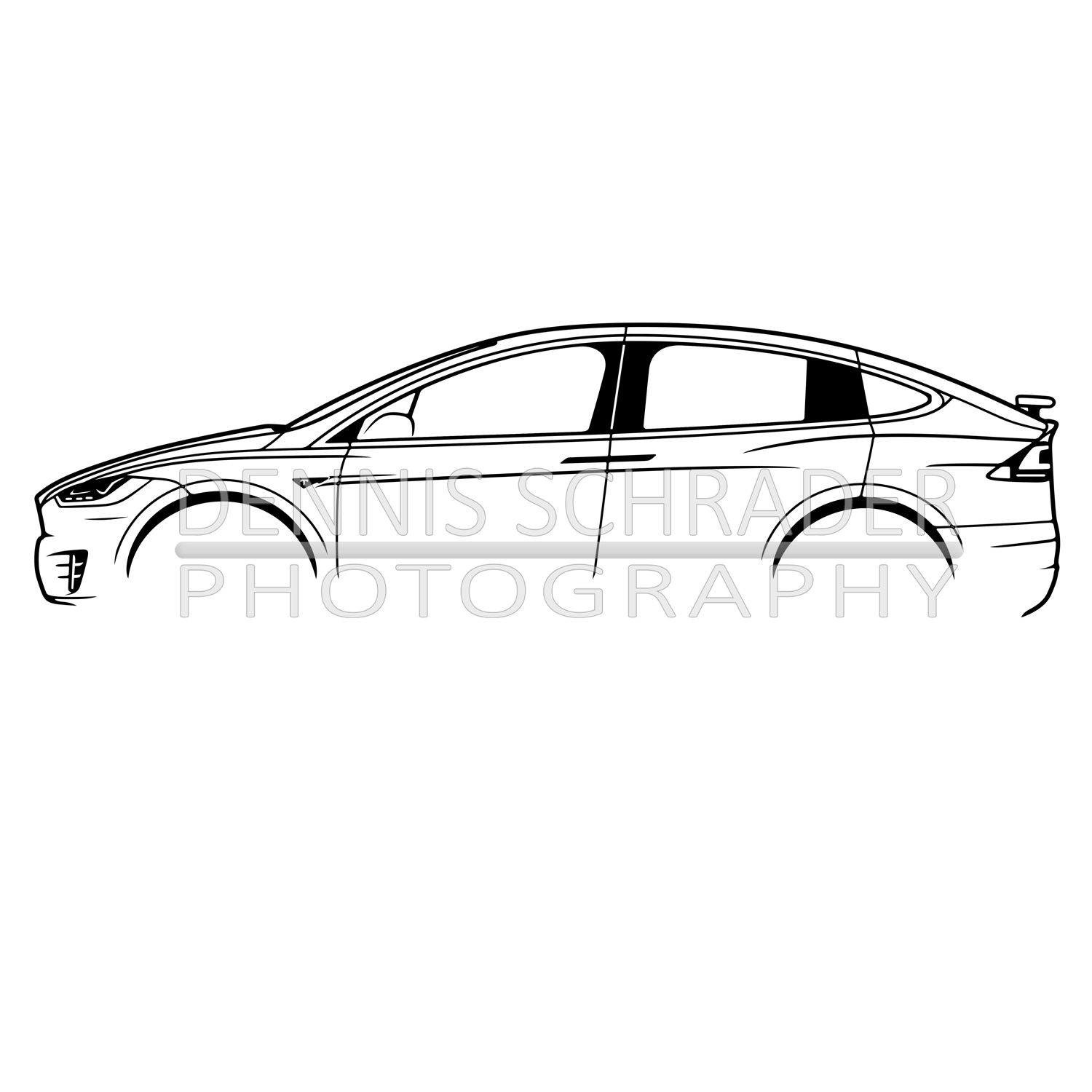 Tesla Model X Digital Download Car Illustration svg Vector
