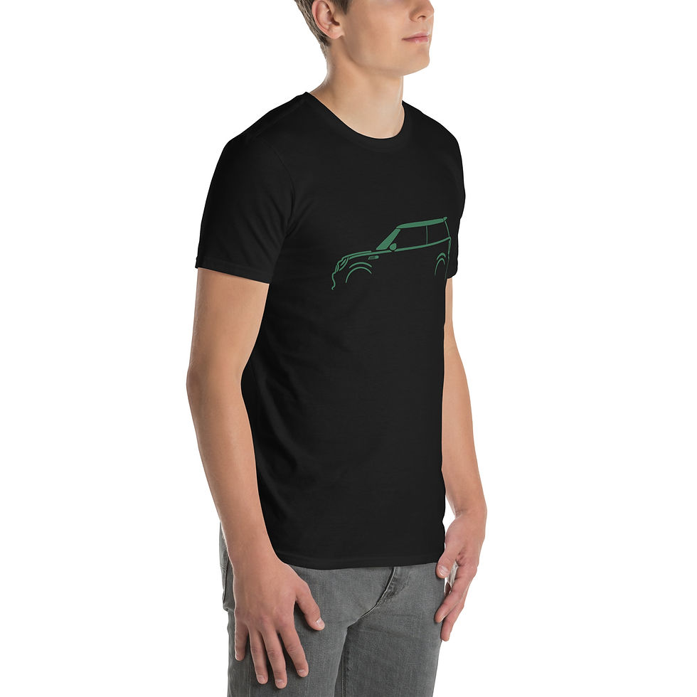 Thumbnail: Green Mini Cooper Short-Sleeve Unisex T Shirt Graphic Tee More Colors Available