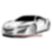 Thumbnail: Acura NSX Digital Download Car Illustration svg Vector