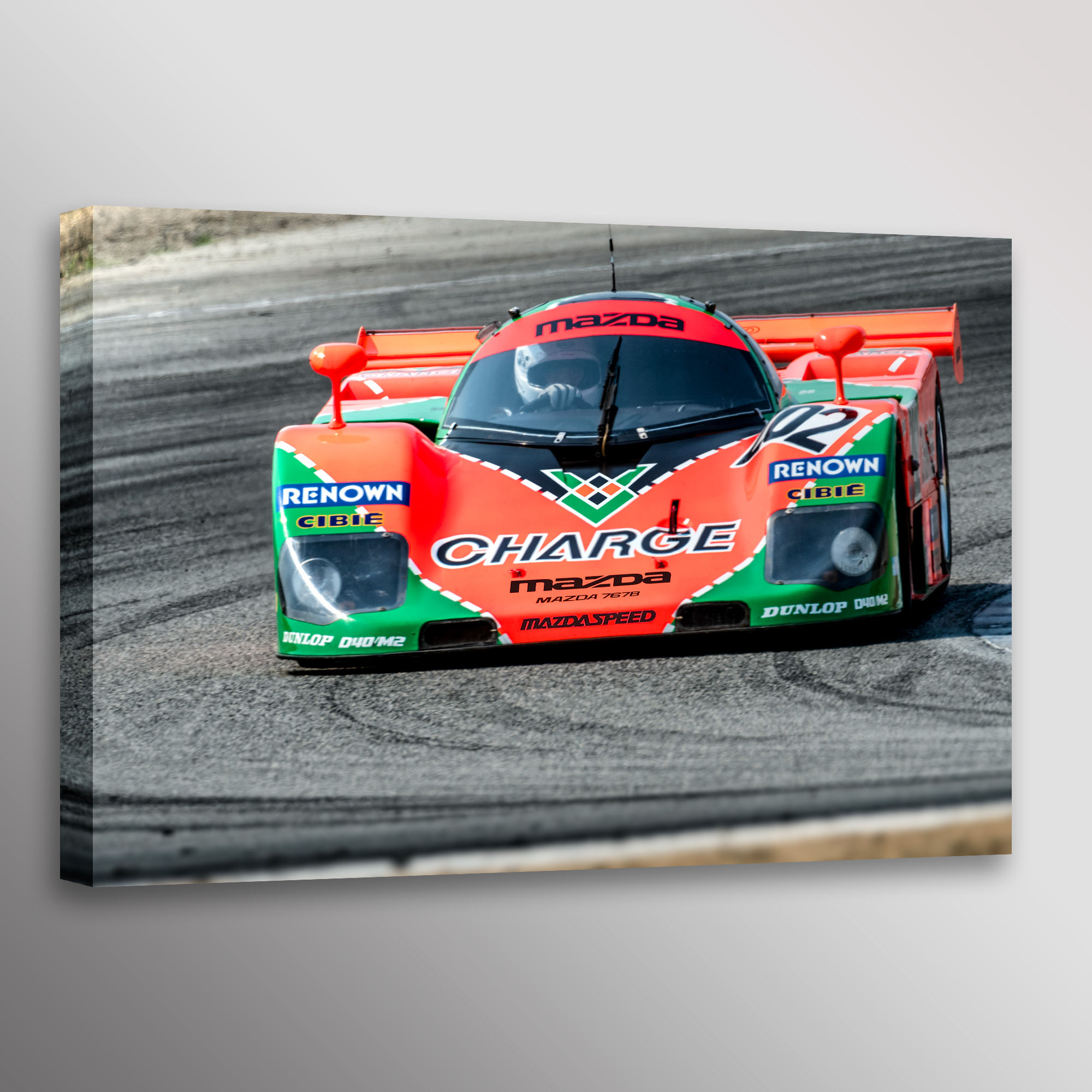 Mazda 767B Racecar Canvas Print Wall Art