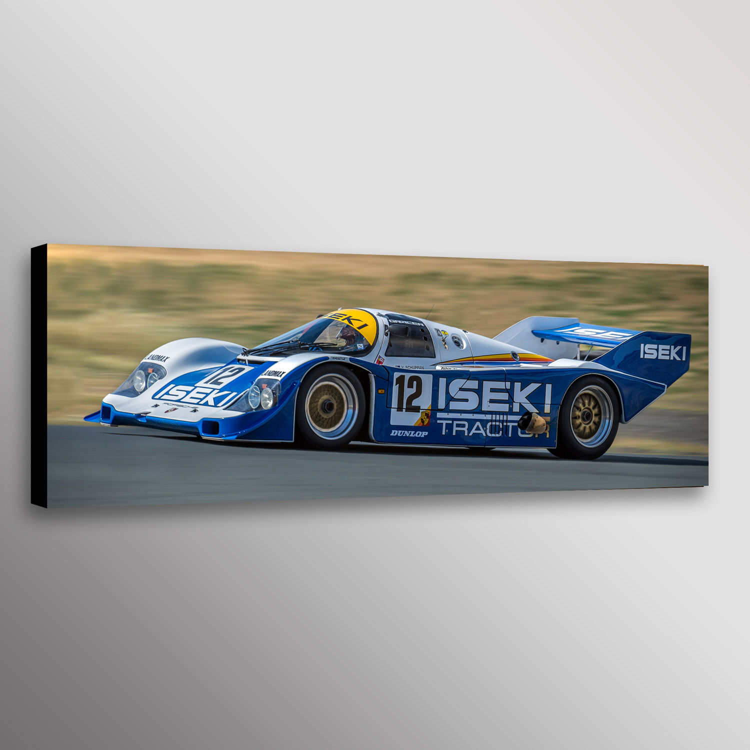 1984 Porsche 956C ISEKI IMSA Racecar Canvas Print Wall Art