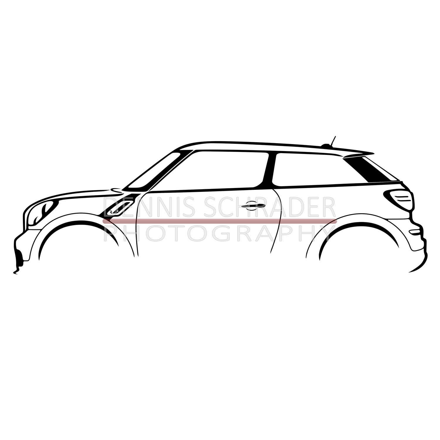 Mini Cooper S Clubman Digital Download Car Illustration svg Vector