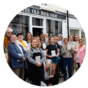 Image of our bookshop, No 8 The Old Bookshop & hearing support centre,  that is available to hire for all literary-related events, groups & workshops.