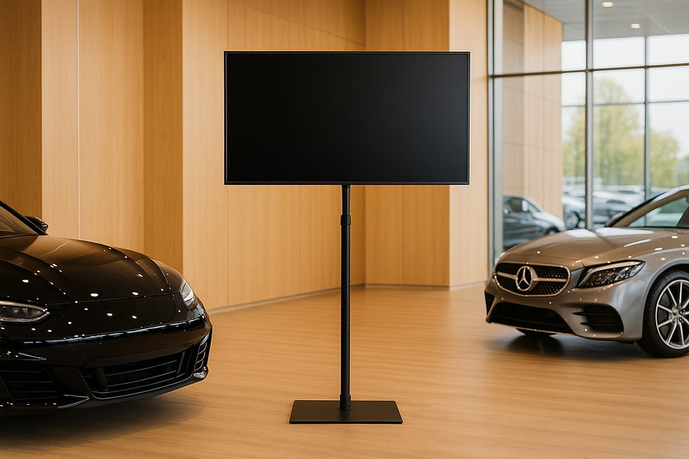 tv huren showroom autoshowroom