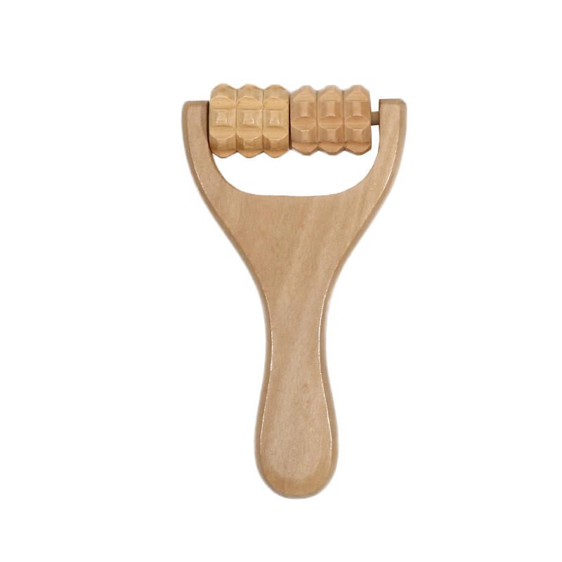 Thumbnail: Household Wooden Massage Roller Handheld Manual Body Massage Guasha Tool Full-bo