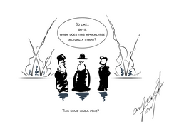 A rabbi, a priest, an imam walk into a…