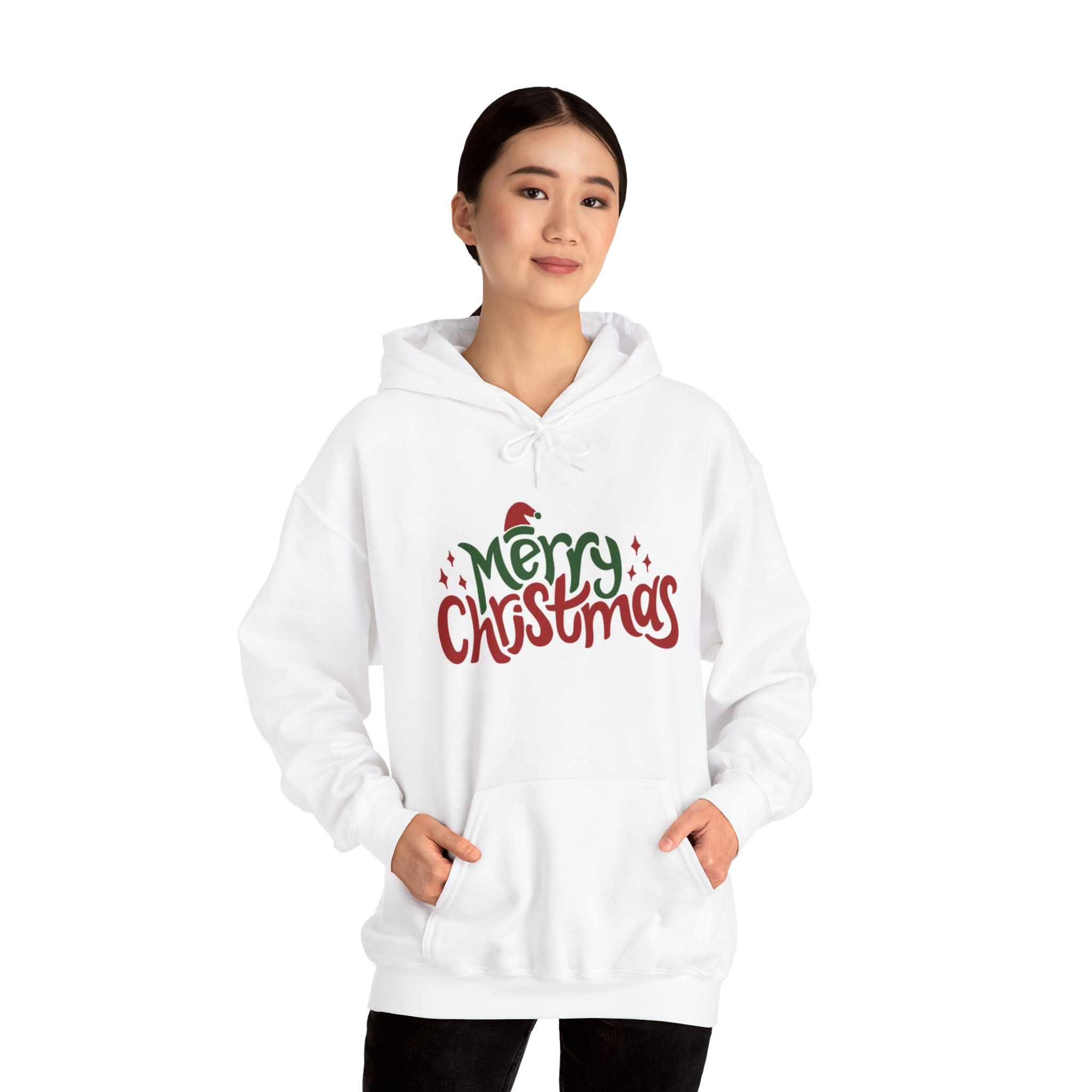 Unisex Heavy Blend™ Hooded Sweatshirt-Merry Christmas