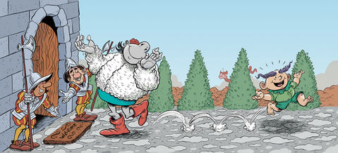 The ogre and the princess switch places