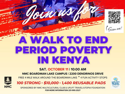 Walk to End Period Poverty in Kenya, with NMC Multicultural Club