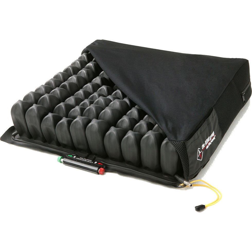 ROHO 4" HIGH PROFILE® Therapeutic Cushions with Cover. Single Valve