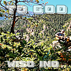The Cover for "To God" by Wiso Ino featuring Wiso Ino playing music on the top of a mountain