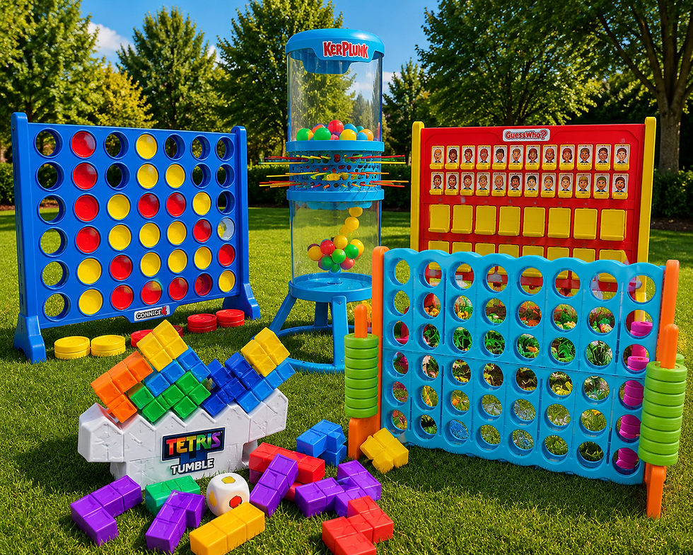 Choose Your Fun pick 3 party and yard game bundle in Sacramento CA
