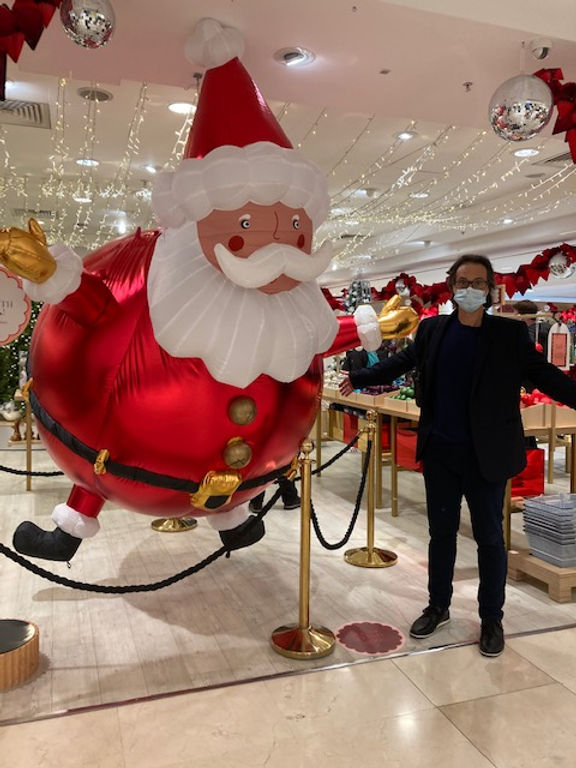 Selfridges black christmas decorations clearance