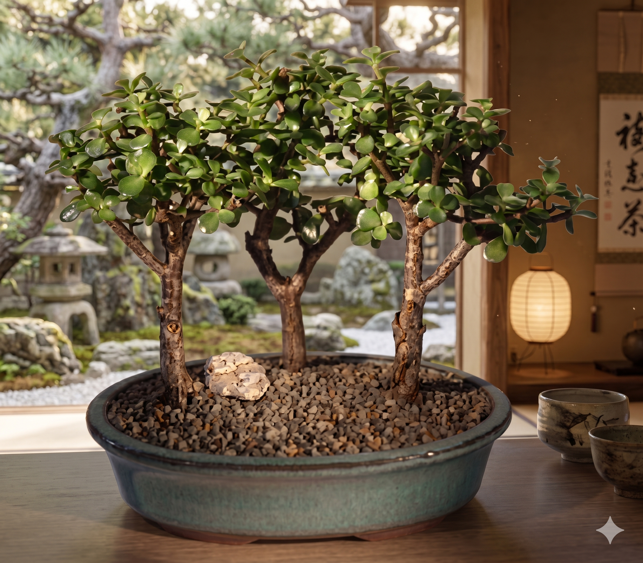 Baby Jade Bonsai - 3 Group