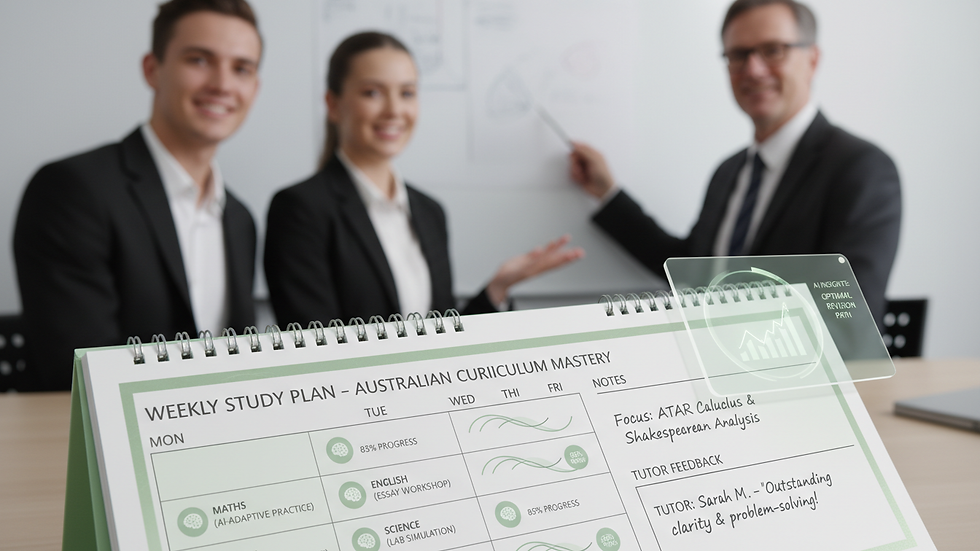 Close-up of a calendar with a study schedule and notes