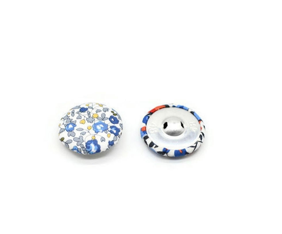 Bouton recouvert en Liberty
