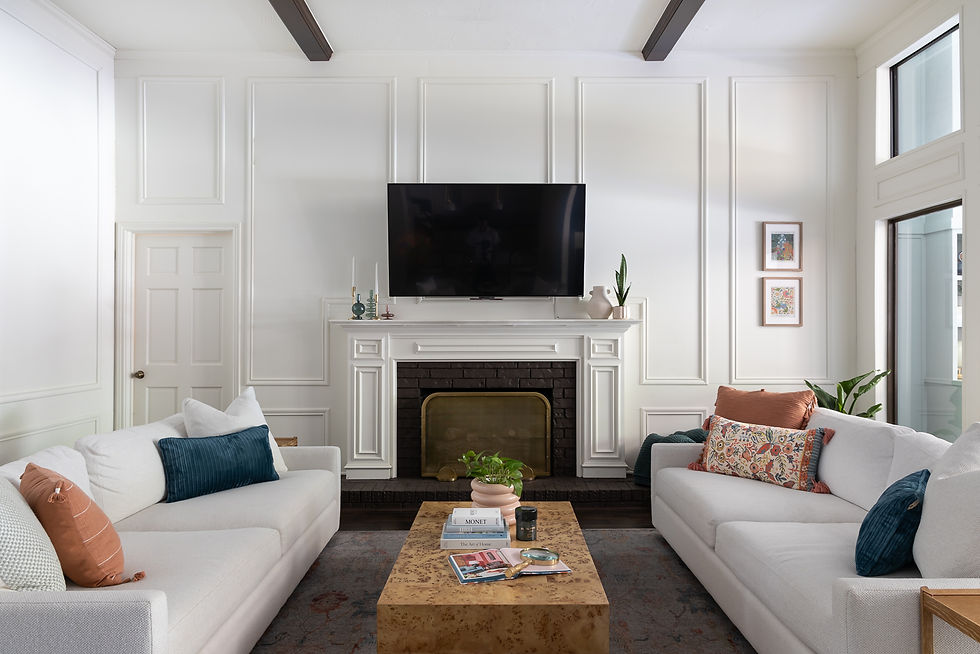 tara lenney design dallas white living room furnishing