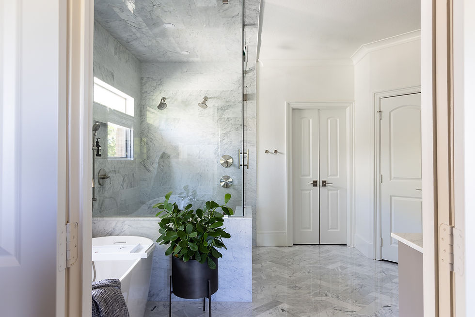 Master Bath Makeover: Turning a Plumbing Mishap into a Luxurious Retreat Dallas Texas