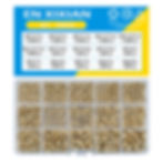Thumbnail: M2 M2.5 M3 M4 M5 M6 Brass Heat Set Threaded Inserts Assortment Kit