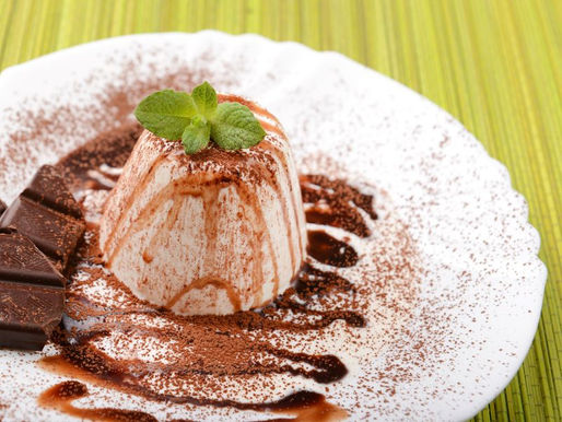 Panna Cotta au Vinaigre Balsamique Rosé