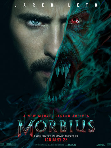 Não recomendado para menores de 14 anos
Baseado no personagem de mesmo nome da Marvel Comics, Michael Morbius (Jared Letto) sempre sofreu com uma condição rara em seu sangue que o faz andar de bengala e desde criança ser excluído por outros, mas sua vida solitária foi preenchida por livros. Após se formar na faculdade, Doutor Morbius é renomado na área de biomedicina e tenta achar uma cura para sua rara condição, afim de não apenas se ajudar, mas ajudar outras pessoas que também sofrem como ele. Experimentando com o DNA de morcegos, Morbius espera achar a cura e se usa como teste para o soro. Usando o DNA que isolou e uma mistura de eletrochoque, a cura foi um sucesso temporário, mas os efeitos colaterais acabaram transformando-o em um pseudo-vampiro e que agora precisa sobreviver como um. Apesar de ganhar capacidades iguais a de um morcego, Morbius precisa de sangue humano para sobreviver, os efeitos colaterais também o fez mudar fisicamente, ganhando presas e uma pele pálida. Além disso, a cada pessoa que ele morde, ela também vira um ser igual a ele.