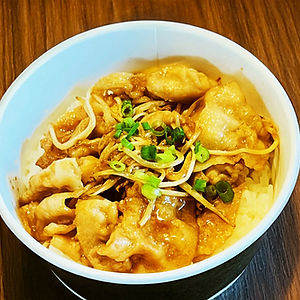 ミニ豚丼(焼肉) - Mini pork bowl (Yakiniku)