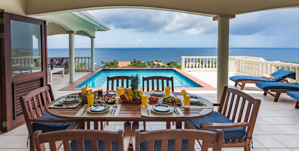 Oceanview Villa on Coral Estate Resort