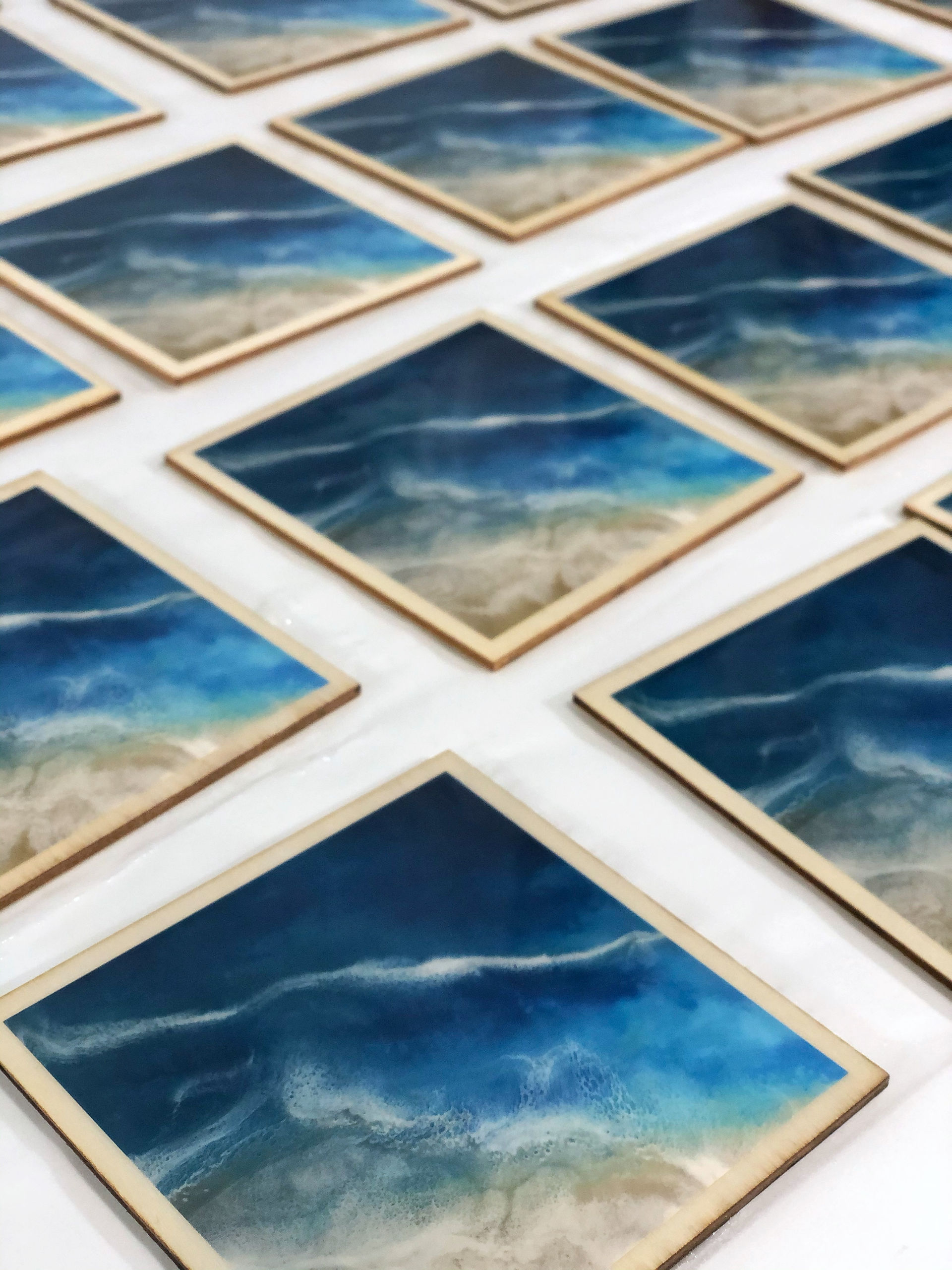 Ocean Wave Coaster by Kimberley Eddy at Made in the Maritimes