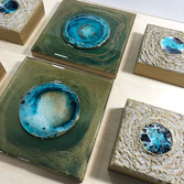 Golden Ocean Portal Series by Kimberley Eddy at Argyle Fine Art Gallery