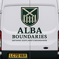 Van With Alba Boundaries Logo On Rear