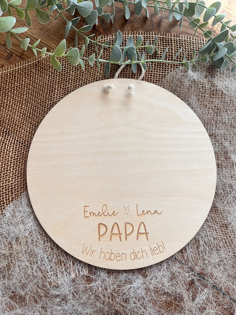 Miniaturbild: DIY | Schild für Handabdruck