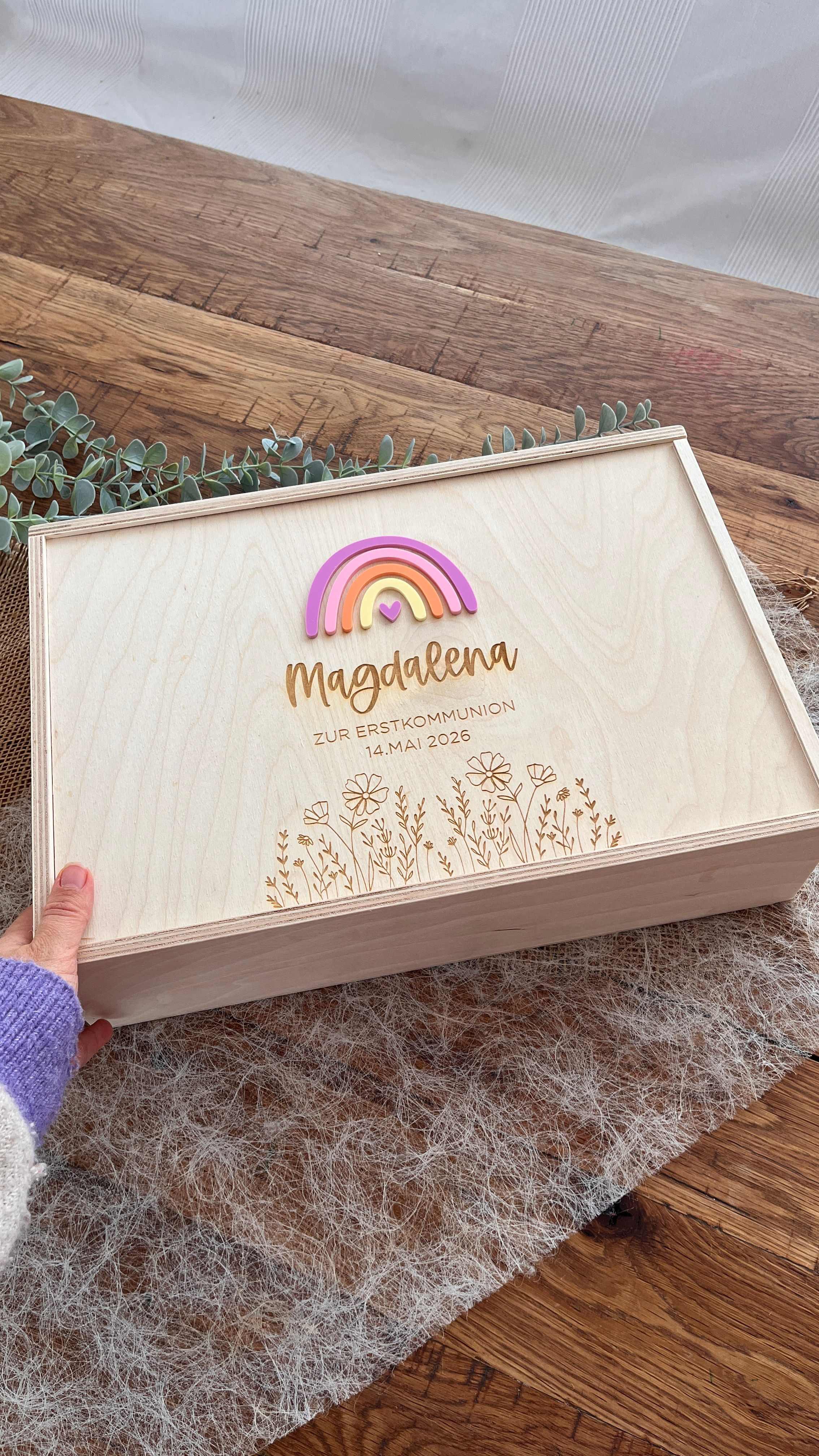 Erinnerungskiste | Regenbogen und Blumenwiese