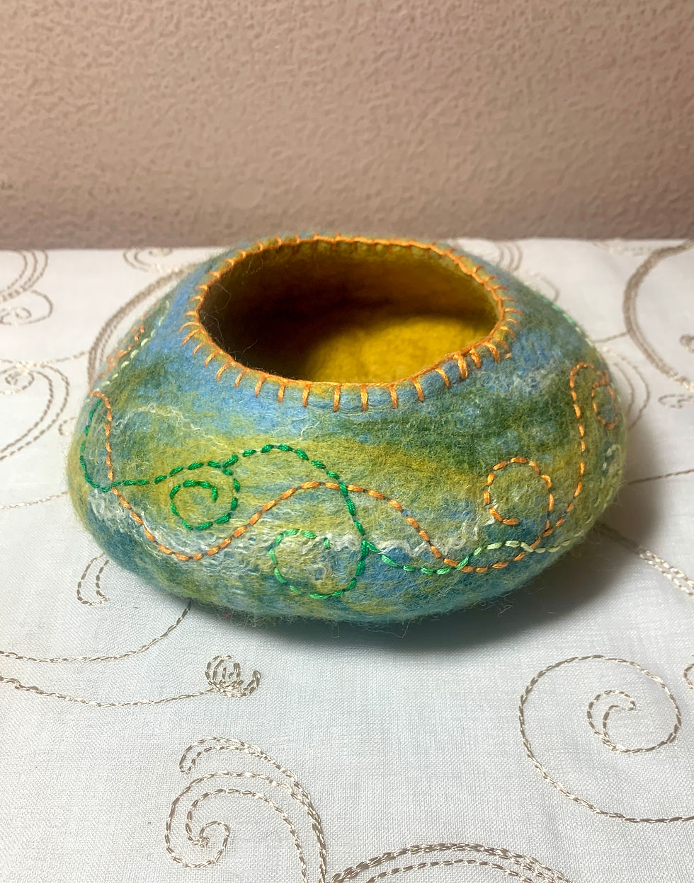 Thumbnail: Make a Wet Felted Bowl at Coughton Court, Wed 8 July 2026