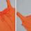 Thumbnail: NEVALI - Orange Irregular Ruffle Maxi Dress 