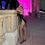 Thumbnail: RUBY - Black Rhinestone Fringe Mini Dress