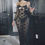 Thumbnail: HARPER - Black Patchwork Print Maxi Dress with Shawl Hollow
