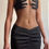 Thumbnail: MILA - Black Sheer Mesh Mini Dress