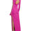 Thumbnail: MASHA - Pink Long Sleeves Maxi Dress 