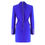 Thumbnail: BY LUIZA - Blue Blazer Dress With Belt Spring Design