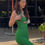 Thumbnail: VALERIE - Green CutOut Midi Dress