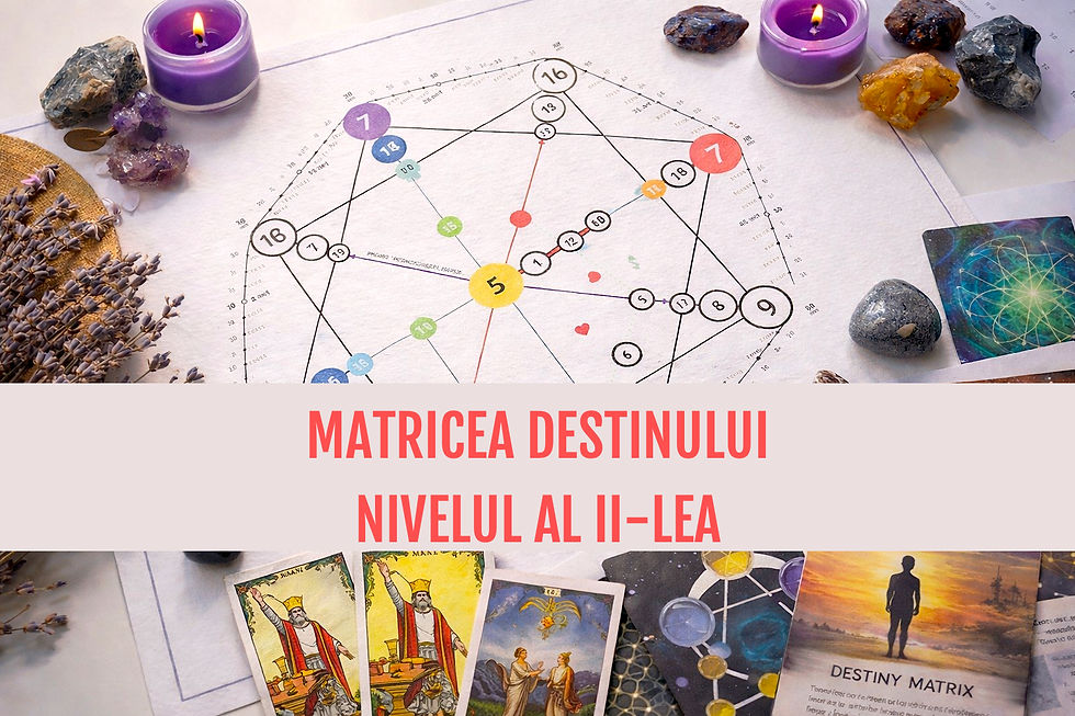 MATRICEA DESTINULUI - SISTEMUL DE EVALUARE SI TRANSFORMARE VITALA - NIVELUL AL II-LEA - CONSULTANT