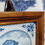 Thumbnail: Vintage Framed Delft Blue Tile depicting the Delftsche Poort in Rotterdam 