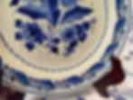 Thumbnail: Near-Antique Hand painted Royal Delft Blue Plate by Porceleyne Fles 