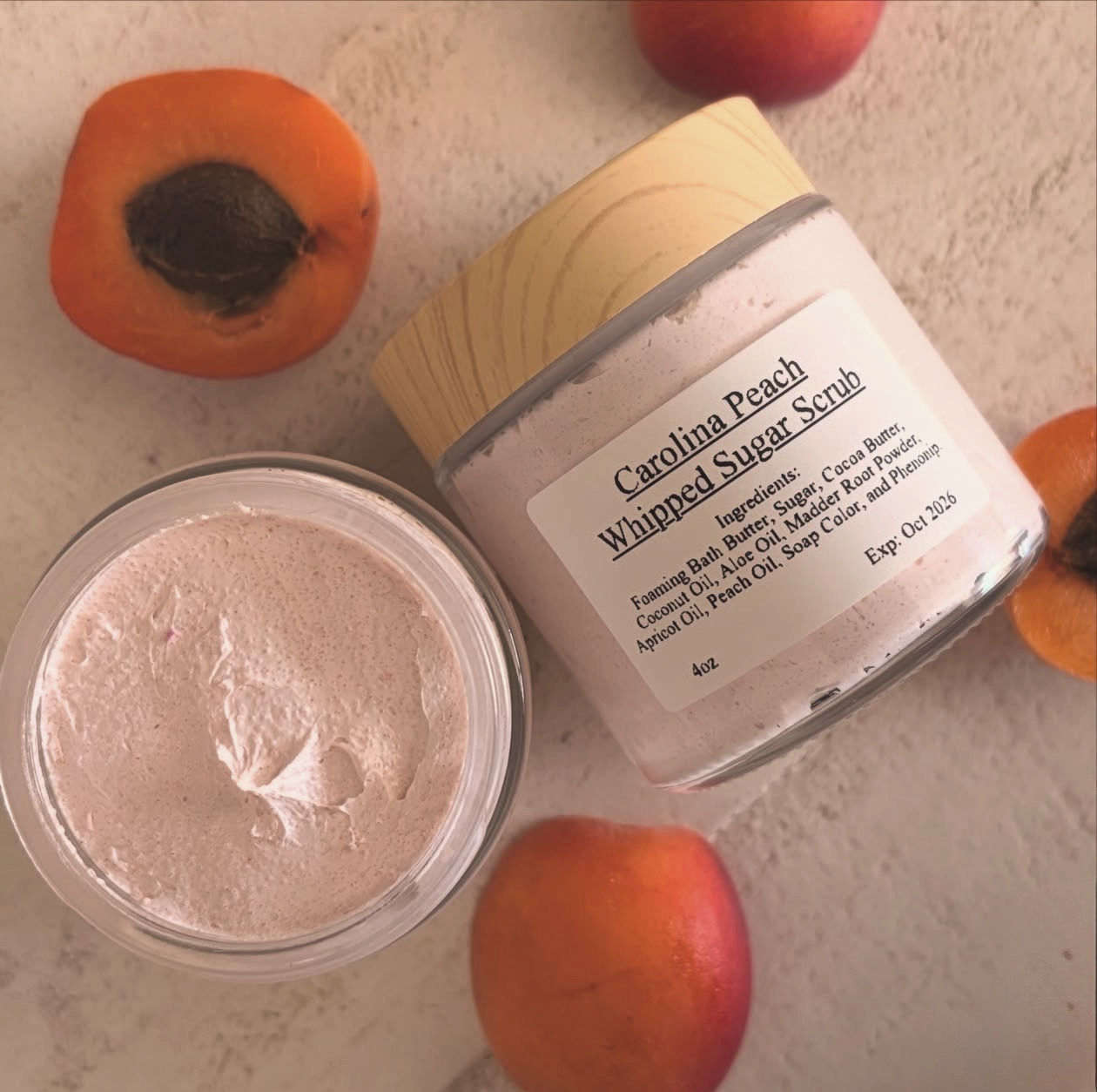 Carolina Peach Whipped Sugar Scrub