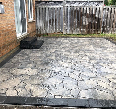 Backyard Interlock patio Oshawa.JPG