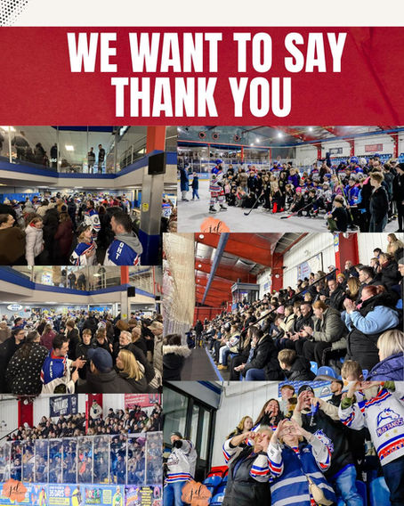 We want to say thank you